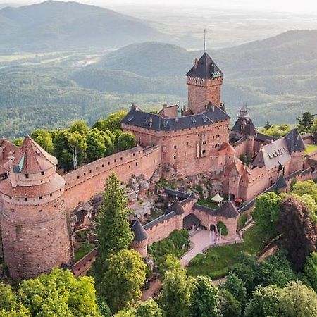 Au Pied Du Chateau Orschwiller Buitenkant foto